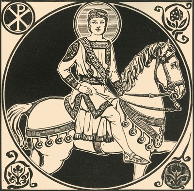 Justinianus császár, 1924. alkotó: Herbert Norris