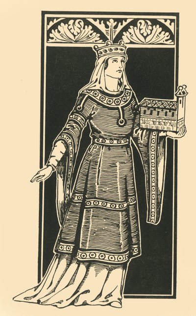 Cunigunda császárné, 1002-1024, 1924. alkotó: Herbert Norris