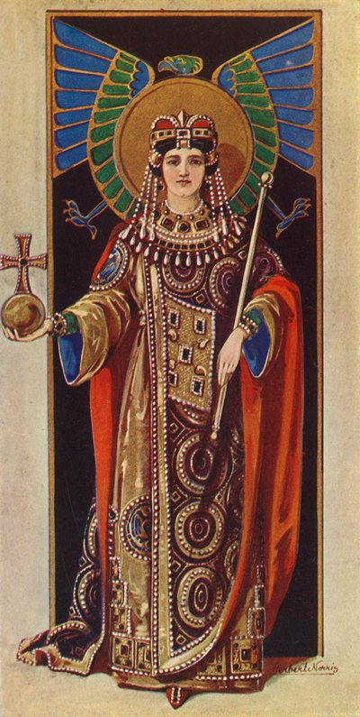 Irén császárné 797-802, 1924. alkotó: Herbert Norris