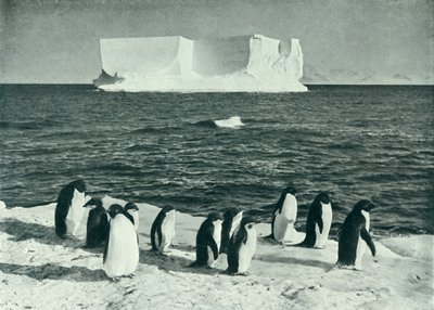 Egy Berg sodródik McMurdo Soundban, c19101913, 1913. alkotó: Herbert Ponting
