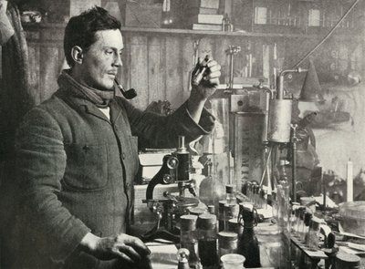 Dr. Atkinson a laboratóriumában, 1911. szeptember 15., 1913 alkotó: Herbert Ponting