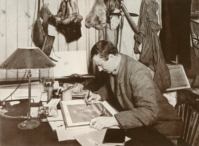 Dr. Wilson az 1911., 1913., 258. oldalon található vázlat kidolgozása alkotó: Herbert Ponting