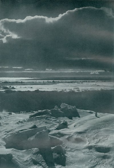 Esti jelenet a csomagban, c19101913, 1913 alkotó: Herbert Ponting