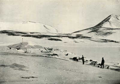 Meares és Demetri a Discovery Hutban, 1911. november 4-én, 1913. alkotó: Herbert Ponting