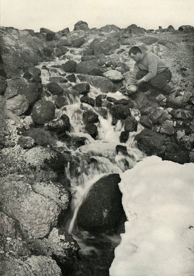Valami jelenség – édesvízi kaszkád, c19101913, 1913 alkotó: Herbert Ponting