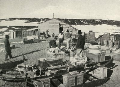 Az ügyek állapota egy héttel a partraszállás után, 1911, 1913 alkotó: Herbert Ponting