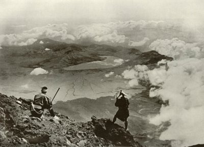 Két mérfölddel a felhők felett, 1910. alkotó: Herbert Ponting
