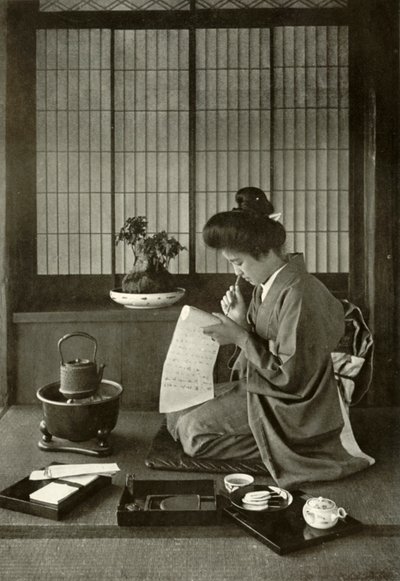 Levél írása, 1910. alkotó: Herbert Ponting