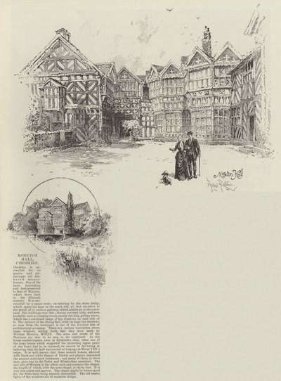 Moreton Hall Cheshire-ben alkotó: Herbert Railton