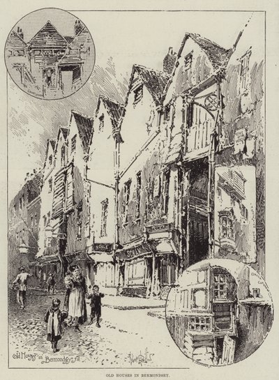 Régi házak Bermondseyben alkotó: Herbert Railton
