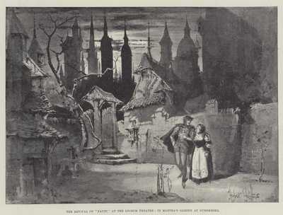 Faust újjáéledése a Lyceum Színházban, a nürnbergi Martha