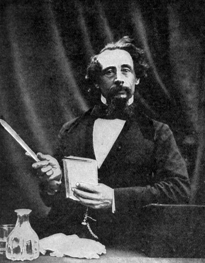Charles Dickens felolvasást tart, 1859 1912 alkotó: Herbert Watkins