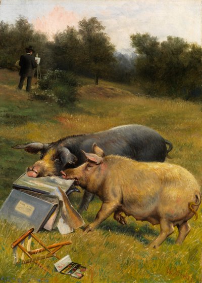 Jó íz (olaj, vászon) alkotó: Herbert William Weekes