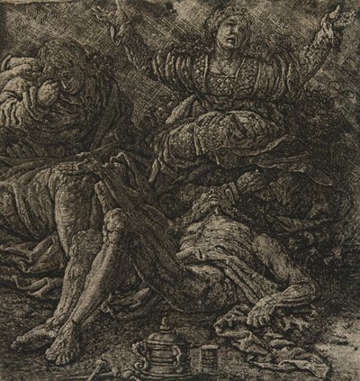 The Lamentation, 1607 körül alkotó: Hercules Seghers