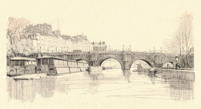 A Pont Neuf a zárakból nézve, 1915 alkotó: Herman Armour Webster