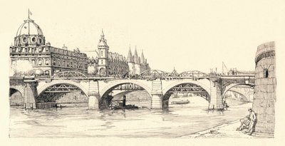 A régi Pont Notre-Dame munkái, 1913 1915 alkotó: Herman Armour Webster