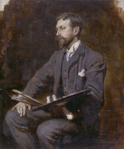 Lehetséges önarckép, 1890-1900 körül alkotó: Herman Gustave Herkomer