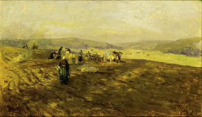 Burgonyagyűjtők alkotó: Herman Hartwich
