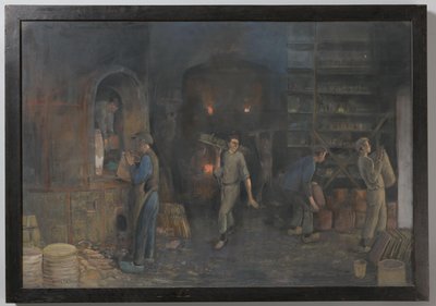 A goudai „Goedewagen” fazekasgyár: a kemencék alkotó: Herman Heijenbrock