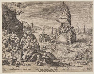 Szent Pál hajótörése Milétosz közelében alkotó: Herman Jansz. Muller