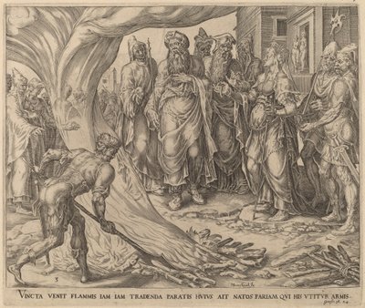 Tamart kivégezték alkotó: Herman Jansz Muller after Maerten van Heemskerck