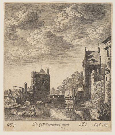 A Wittevrouwen kapu Utrechtben alkotó: Herman Saftleven