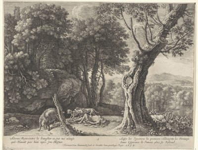 Adonis halála Adonis története (sorozat címe) alkotó: Herman van Swanevelt