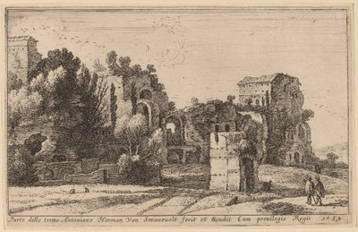 Caracalla fürdői alkotó: Herman van Swanevelt