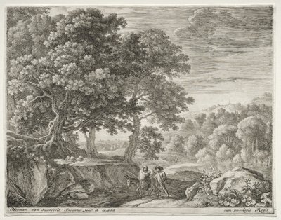 A repülés Egyiptomba, c. 1652-1654. alkotó: Herman van Swanevelt