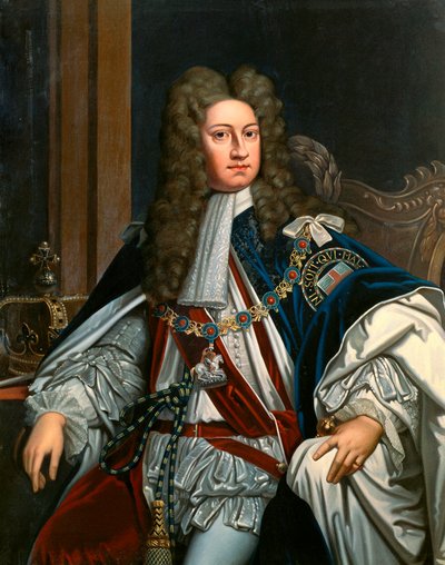 I. Károly király portréja Godfrey Kneller eredetije után (olaj, vászon) alkotó: Hermann Goldschmidt