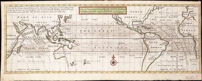 Az általános és part menti passzátszelek, monszunok vagy a világot átszelő passzátszelek, változatok... a legújabb és legpontosabb megfigyelések szerint, 1715 körül (színes metszet). alkotó: Hermann Moll