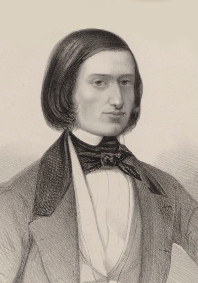 Jacques Offenbach portréja 1819-1880, 1846. alkotó: Hermann Raunheim
