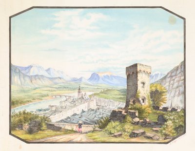Rattenberg, Tirol, kb. 1858-1882. alkotó: Hermann Stieffel