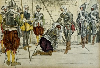 II. Cosse Brissac-i Károly (Cosse-Brissac) (1562-1621 vagy 1626) Henri IV (1553-1610) tette Franciaország marechálját, mielőtt 1594. március 22-én Párizsba érkezett. A mellette álló Jean Lhuillier (?) kereskedők előszava tartja a a város kulcsai. Illusztrá alkotó: Hermann Vogel