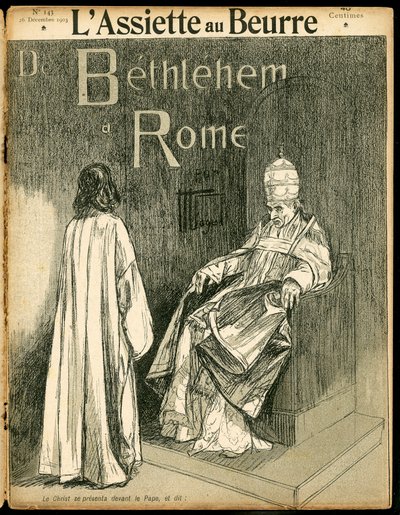 A „The Butter Plate” borítója, 143. szám, Satirique en N & B alkotó: Hermann Vogel