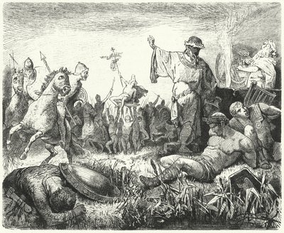 Pártusok győzelmet ünnepelnek alkotó: Hermann Vogel
