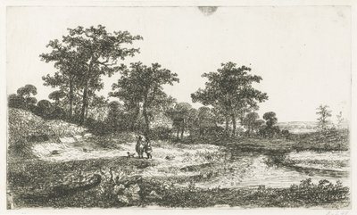 Két vadász egy vendében alkotó: Hermanus Jan Hendrik van Rijkelijkhuysen