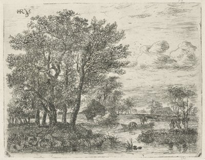 Halászok egy csónakban alkotó: Hermanus Jan Hendrik van Rijkelijkhuysen