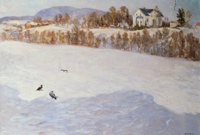 Farm a téli táj alkotó: Heyn Barth