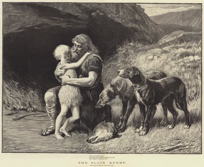 A megölt ellenség (metszet) alkotó: Heywood (after) Hardy