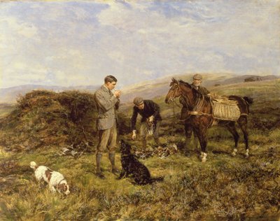 Nyírfajd-lövés, 1901 alkotó: Heywood Hardy