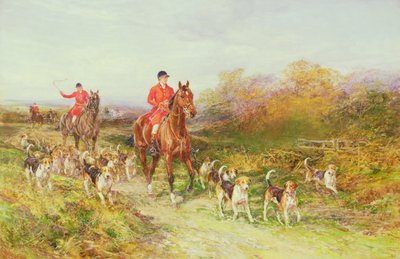 Vadászjelenet alkotó: Heywood Hardy
