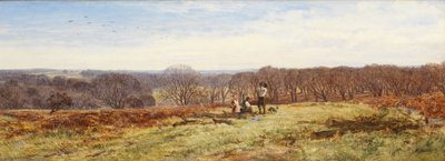 A New Forestben, Hampshire-ben alkotó: Heywood Hardy