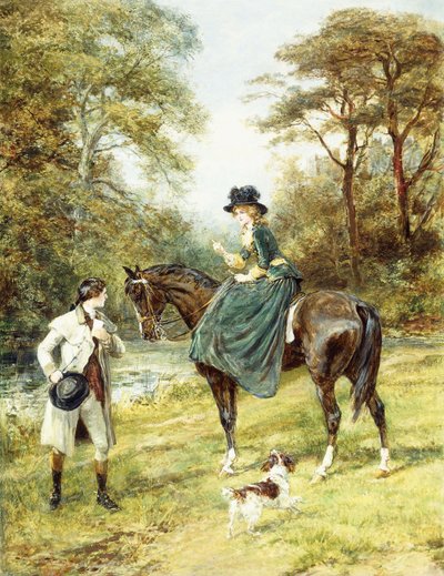 A találkozás, alkotó: Heywood Hardy