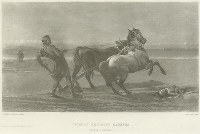 Ulysses őrültséget színlel (mélynyomás) alkotó: Heywood Hardy