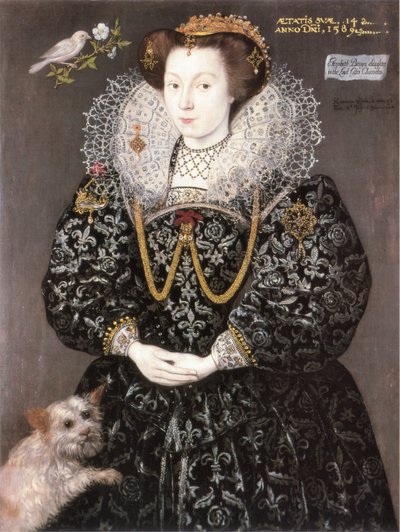 Elizabeth Brydges 1589 alkotó: Hieronimo Custodis