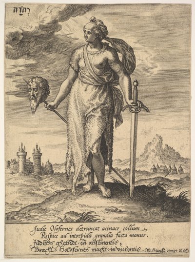 Judith, Willem van Haecht, Tyrannus proemia, 1578, 1578 alkotó: Hieronymous Wierix