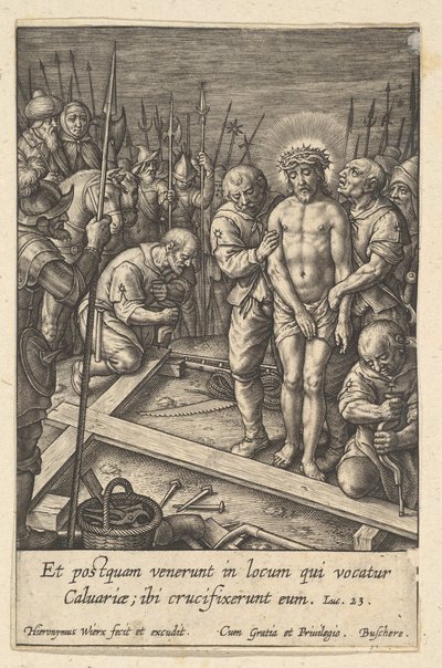A keresztelőkészítés, 1619 előtt. alkotó: Hieronymous Wierix