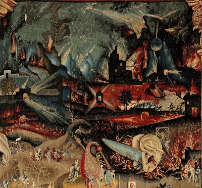 A földi gyönyörök kertje. kb. 1560 (szőttes) alkotó: Hieronymus (after) Bosch