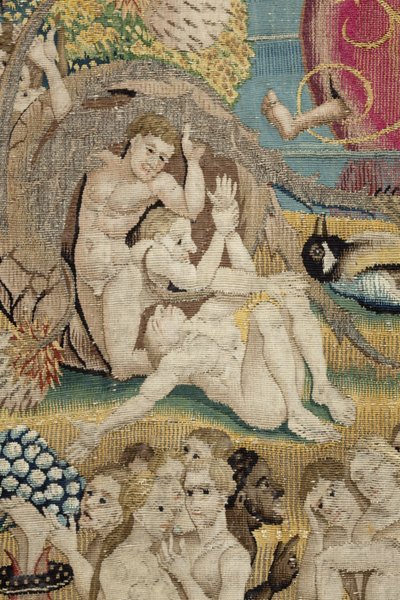 A földi gyönyörök kertje. kb. 1560 (szőttes) alkotó: Hieronymus (after) Bosch